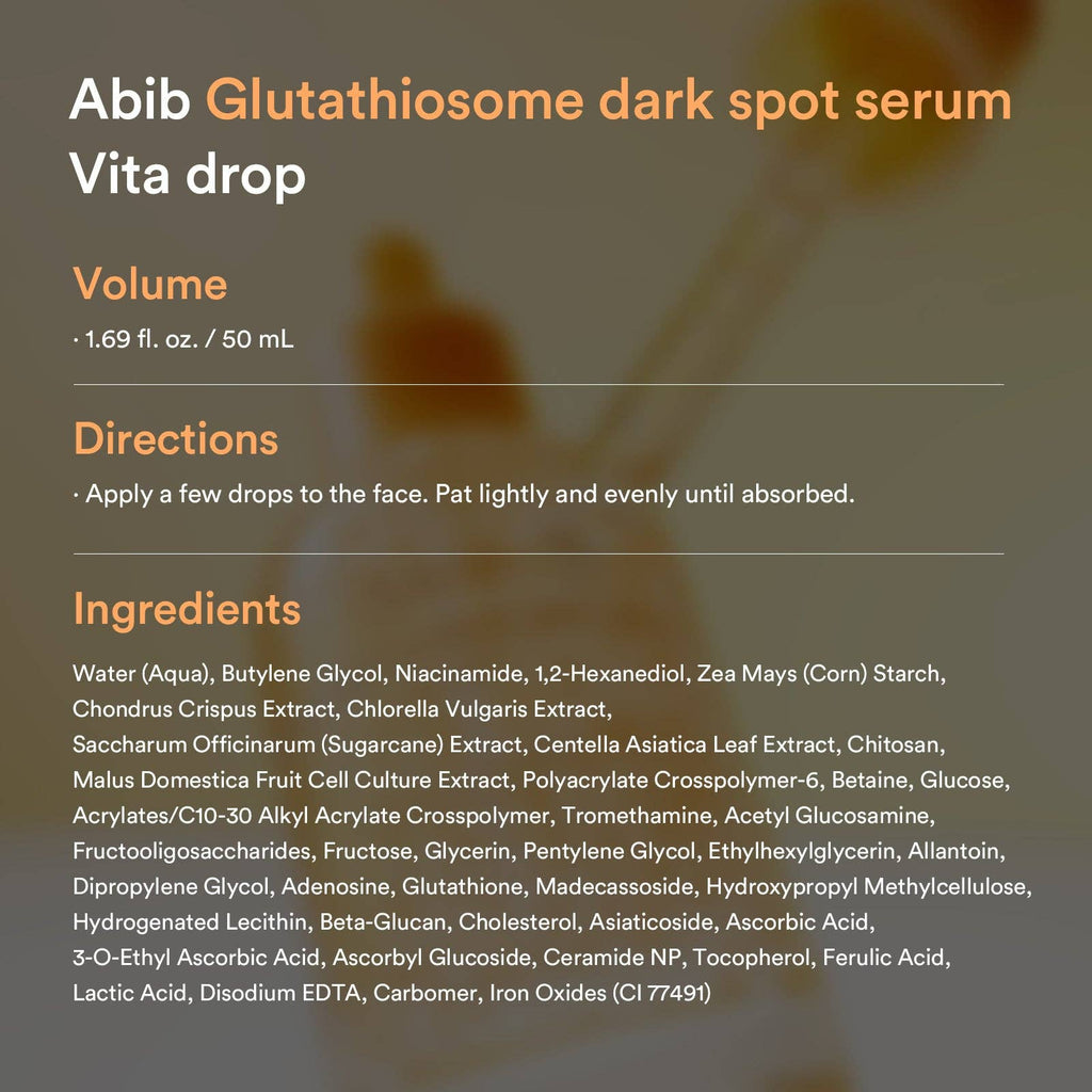 [Abib] Sérum anti-taches Glutathiosome Vita Drop