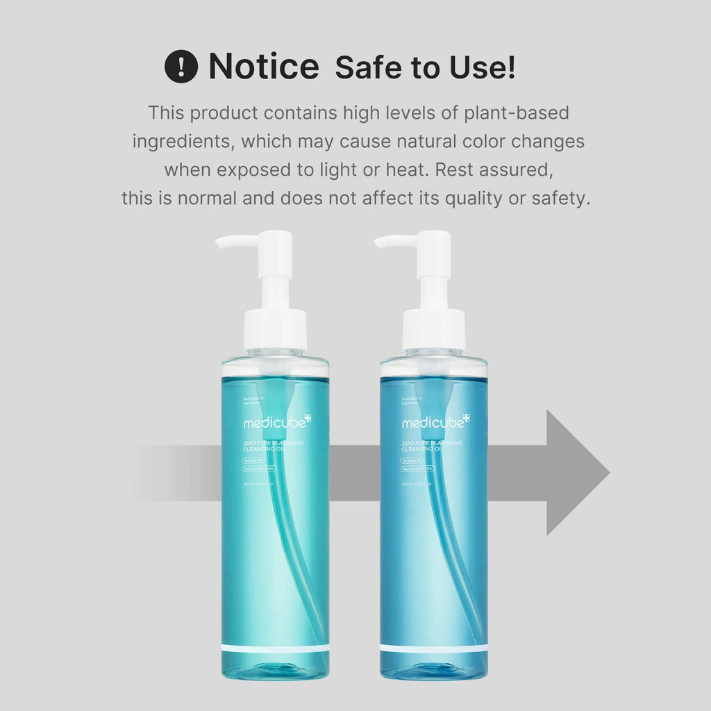 [Medicube] Zero Pore Huile nettoyante profonde anti-points noirs, 205 ml