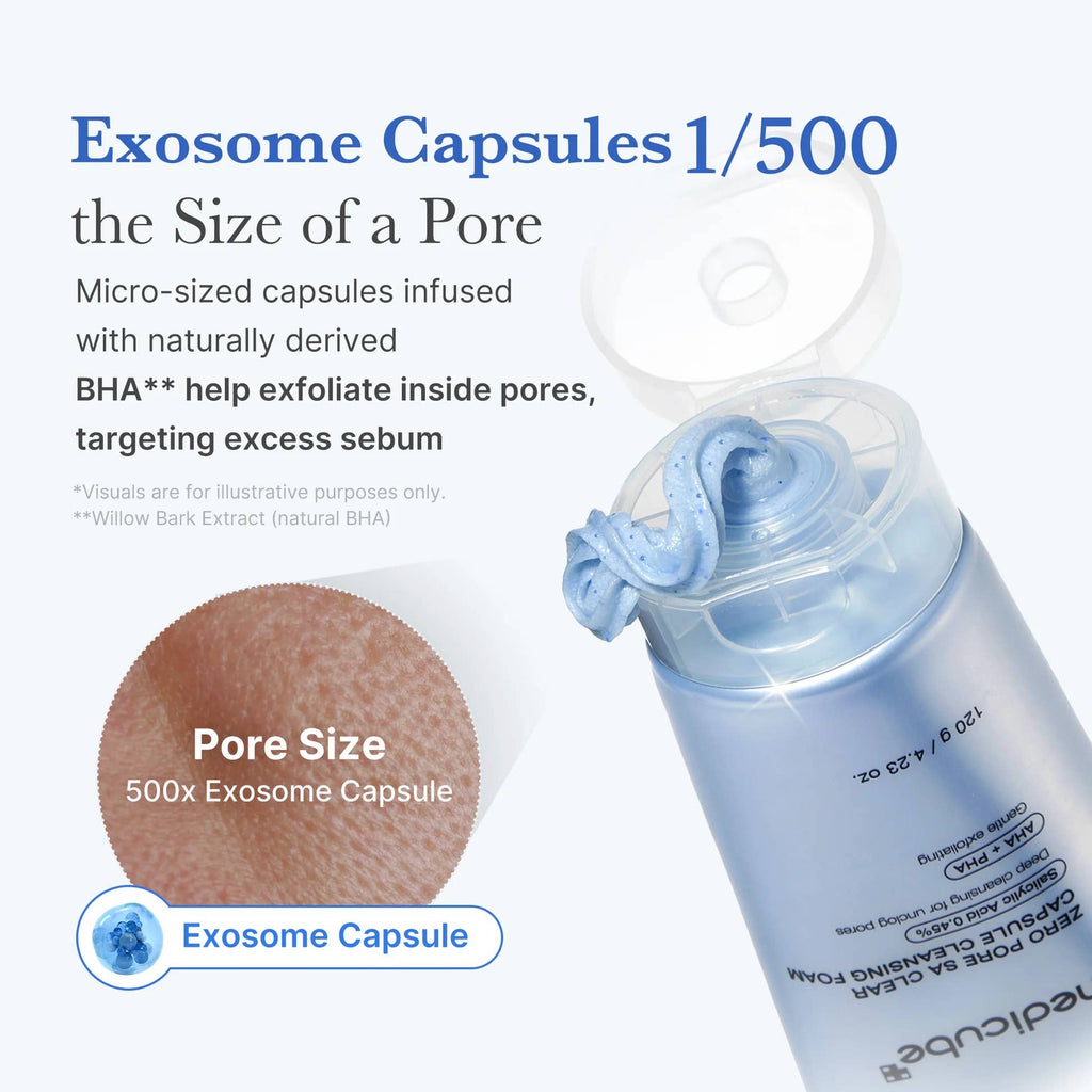 [Medicube] Mousse nettoyante Capsule Zéro-Pores, 120 g