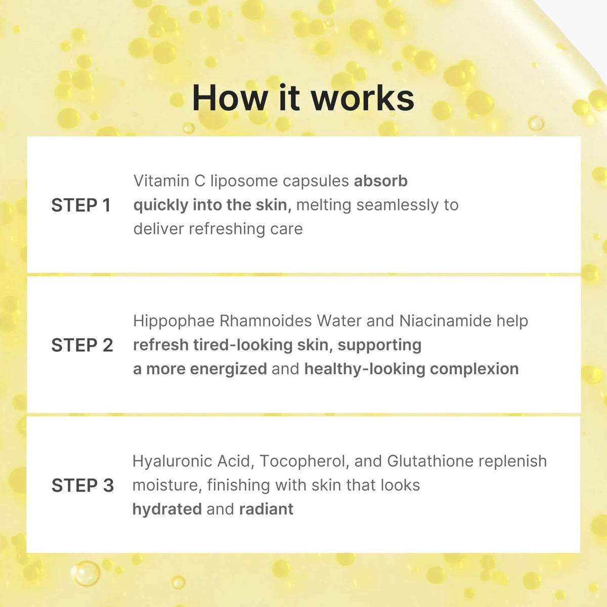 [Medicube] Sérum en capsules à la vitamine C intense